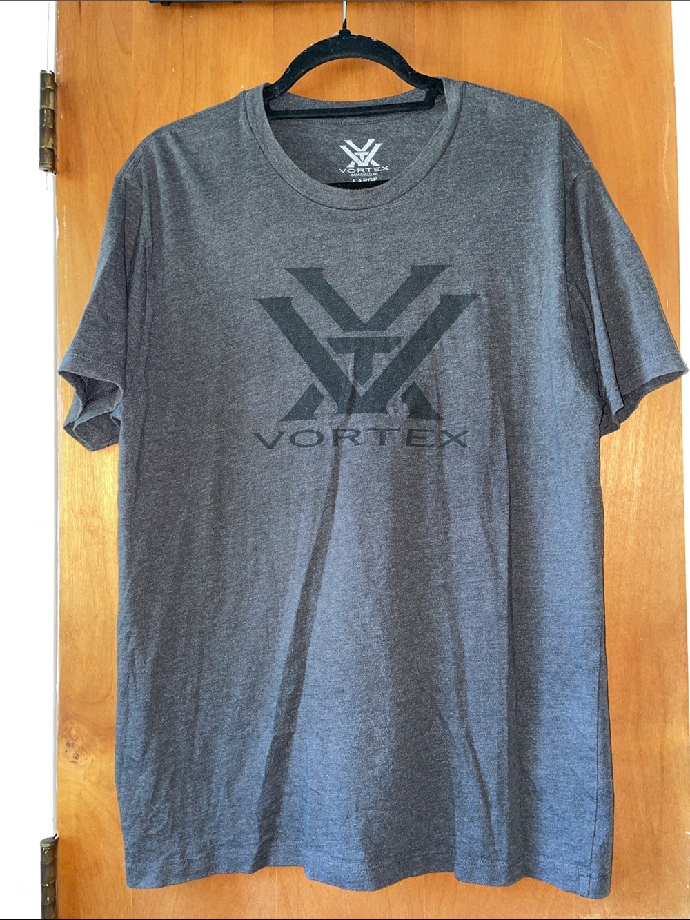 Vortex Men's Short Sleeve Crew Tee - Charcoal Gray